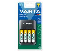 Cargador USB VARTA + 4 pilas recargables AA LR06 2.100 mAh