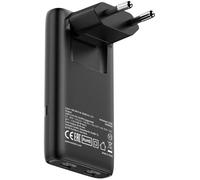 Cargador Verbatim Fold n Go GaN 65W 2xUSB C negro plegable.St.32354