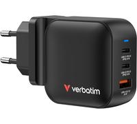 CARGADOR VERBATIM GAN 70W 3 PUERTOS