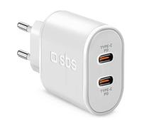 Cargador Viaje SBS Type-C 20W Blanco