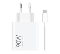 Cargador xiaomi hypercharge gan universal de pared 90w - usb-a - carga rapida - blanco