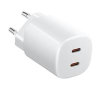 Xiaomi Cargador GAN 2 Puertos USB-C 45W, Adaptador | Cargador GaN 45W USB-C para iPhone/Samsung, cargador de viaje dual.
