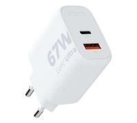 Cargador Xtorm X67BC0 67W USB-C/USB-A GaN Blanco