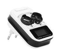 Cargadores de Pilas Botón, Pantalla LCD Recargable Batería Alta Capacidad Celda Moneda Iones Litio para LIR2016 LIR2025 LIR2032 Ml2016 Ml2025 Ml2032 100-240V Reemplazo Llavero, 2Piezas(Enchufe UE)