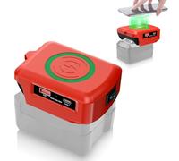 Cargadores inalámbricos de teléfono celular para baterías Einhell de 18 V, estación de carga de teléfono celular de 15 W para cápsulas de aire para iPhone Sam Sung, con adaptador de carga USB y tipo C