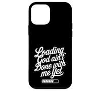 Cargando Dios aún no ha terminado conmigo La fe cristiana Carcasa para iPhone 12 mini