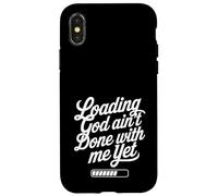 Cargando Dios aún no ha terminado conmigo La fe cristiana Carcasa para iPhone X/XS