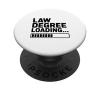 Cargando Licenciatura en Derecho... Futuro Abogado para Graduados PopSockets PopGrip Adhesivo