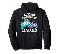Cargando Nuevo Anuncio De Embarazo De Bebé De Videojuego Brother Sudadera con Capucha