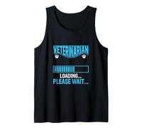 Cargando Veterinario, Espere, Veterinario, Mascota Camiseta sin Mangas