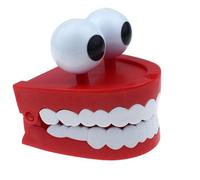 Cargar los dientes de masticar - Juguete de carga, Juguete de carga que charla con los dientes con los ojos | Juguete de interacción de amigos de la familia Ornamento de novedad
