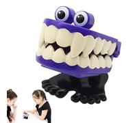 Cargar los dientes que chatean - Juguetes para masticar para los dientes para niños - Juguete de broma mordaza, accesorios, pies de juguete de paseo parlanchín para niños y niñas