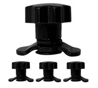 Cargo L Track Fittings - 4 Piece Tie Down Bolt Set 20mm 40mm 60mm For RV Truck And Trailer Use, Heavy Duty Design Style Structure, Secure Lock Stud System + Strong Load Support Build, Steel Fi