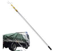 Cargo Retriever - Telescoping 4.92Ft Reach Tool, Rust Resistant Pole with Hooks, Truck Bed Cargo Hook for Pickup Vehicles, Multi Purpose Retrieval Aid, Ideal for Heavy Duty Use