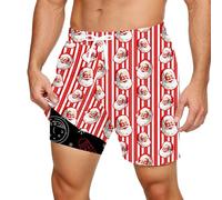 Cargo Shorts Men - Pantalones Cortos Casuales de Verano con Doble Capa Interior y múltiples Bolsillos para Mayor Comodidad en Viajes al Aire Libre y a la Playa (D XL)