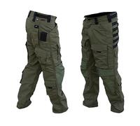 Cargo táctico pantalones hombres militares multibolsillo swat pantalones de combate masculino desgaste resistente al servicio secreto pantalones, Army En8, L