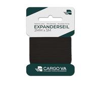 Cargo VA - Cuerda de goma flexible (2 mm, 5 m, con 70% de estiramiento)