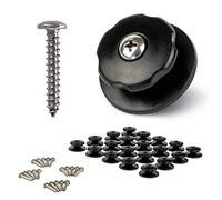 CARGO VA Intelligent Vehicle Accessories - Pernos redondos CargoVA 20 con tornillos y perillas de lona, perfectos para fijar redes de remolque y lonas.