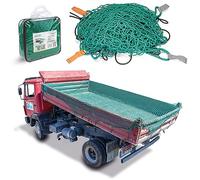 CargoVA® - Red Inteligente para Remolque 3,5x8M [DEKRA Aprobado] - Red de Remolque con Cuerda elástica, Bolsa y marcación de Esquinas - para una sujeción Carga