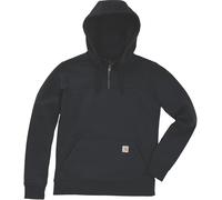 Carhart Paxton Quilted Quarter Zip Sudadera femenina, negro, Talla M