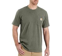 Carhartt . 103296.G39.S004 Workwear Pocket Camiseta de Manga Corta para Hombre, Winter Moss Heather, Talla S
