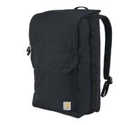 Carhartt 21l Top-Load Backpack, Durable Water Resistant Coated Canvas Base W/ 17" Laptop Sleeve Mochila, Negro, Talla única Unisex-Adulto