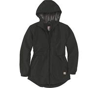 Carhartt Abrigo Rain Defender ligero, Relaxed Fit Para Mujer, Negro, S