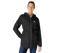 Carhartt Abrigo Rain Defender ligero, Relaxed Fit Para Mujer, Negro, XS