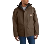 Carhartt Abrigo tradicional con aislamiento Super Dux para hombre, corte holgado, color marrón, XXL