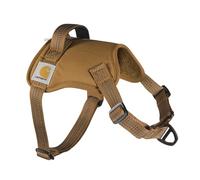 Carhartt Arnés de Nailon para Perro Sin Tirones - Totalmente Ajustable Con Mango de Control Rápido y Detalles Reflectantes - Marrón, Talla S