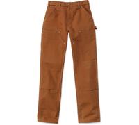 Carhartt Pantalones de trabajo para hombre B01 Double-Front Utility Work, marrón, 36W x 30L