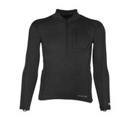 Carhartt Base Force-Lana de poliéster Pesada con Cremallera Capa Superior, Negro/Erika, L Largo para Hombre