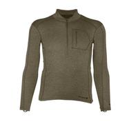 Carhartt Base Force-Lana de poliéster Pesada con Cremallera Capa Superior, Verde Oliva (Oliva Virgen), Jaspeado, L para Hombre