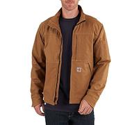 Carhartt Big and Tall Men's Big & Tall Flame Resistant Full Swing Quick Duck Jacket, Brown, 3X-Large