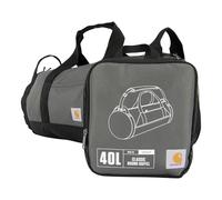 Carhartt Bolsa de Lona Redonda clásica con Bolsa de Utilidad, Resistente, Resistente al Agua, Bolsa de Equipo Plegable para el Lugar de Trabajo, Grava, 40L US, 40 litros