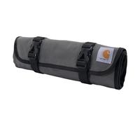 Carhartt - Bolsa organizadora enrollable de 18 compartimentos, bolsa de organización de herramientas duradera y resistente al agua, bolsa para herramientas básicas (gravel)