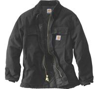 Carhartt Loose Fit Firm Duck Insulated Traditional 3 Warmest Abrigo, negro, tamaño 2XL para Hombres
