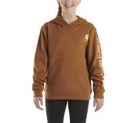 Carhartt CA9983 - Sudadera gráfica de Manga Larga para niña, Marrón, 4