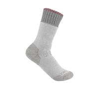 Carhartt - Calcetín de bota para mujer en mezcla de lana sintética de alto gramaje, Gris, Large