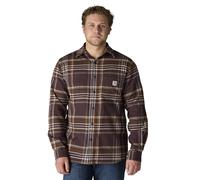Carhartt Hamilton Relaxed LS Plaid Camisa, Púrpura oscuro/morado, Talla M