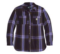 Carhartt Camisa de manga larga para mujer de sarga L/S, lavanda, M