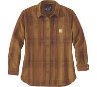 Carhartt Camisa de señora de sarga L/S a cuadros Carhartt® Marrón XL