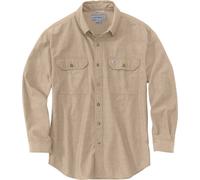 Carhartt Camisa Loose Chambray L/S Camisa Dark Tan Chambray L