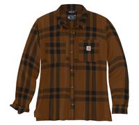 Carhartt Camisa señora franela peso medio L/S Plaid Shirt Carhartt Brown Heather XL