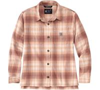 Carhartt Camisa Señoras Franela Peso Medio L/S Camisa Plaid Stucco XL