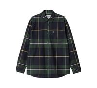 Carhartt - Camisas - L/S Garnett Shirt Garnett Check Sycamore Tree / Sycamore Tree - Talla S - Naranja Naranja S