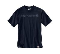 Carhartt Camiseta de Manga Corta con Logotipo gráfico de Corte Relajado
