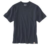 Carhartt Camiseta de manga corta para hombre de corte holgado, azul marino, M