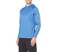 Carhartt Camiseta de Manga Larga Con Capucha, Logotipo Gráfico, Ideal Para Pesca, Tejido Force, Hombre, Azul Federal, XS