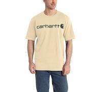 Carhartt Camiseta gráfica ligera de manga corta con logotipo para hombre, Leche de avena, XX-Large